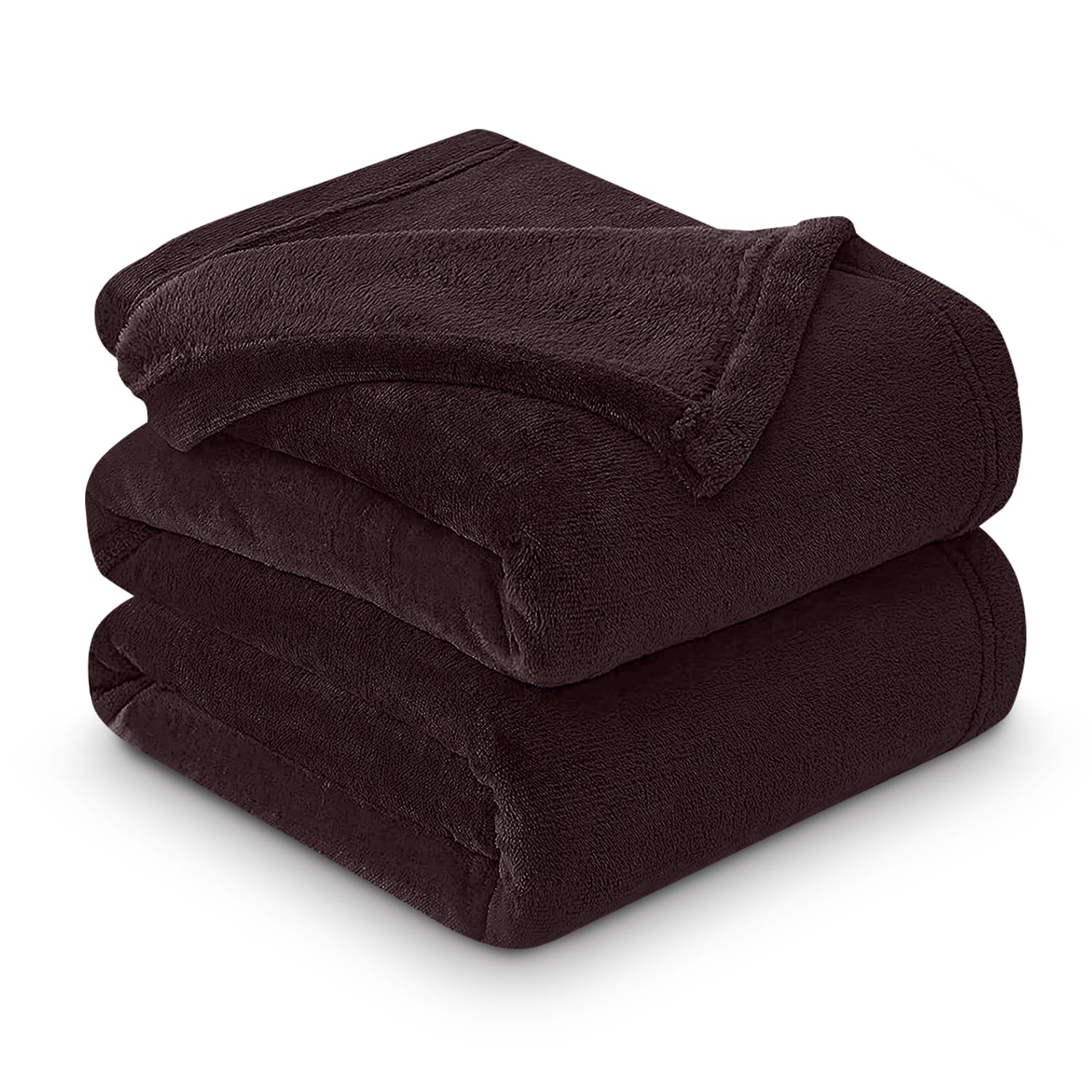 Gc Gaveno Cavailia Choco Gaveno Cavailia Super Soft Faux Fur Fleece Plain Throw Blanket, Late, Single, 127 X 152 Cm