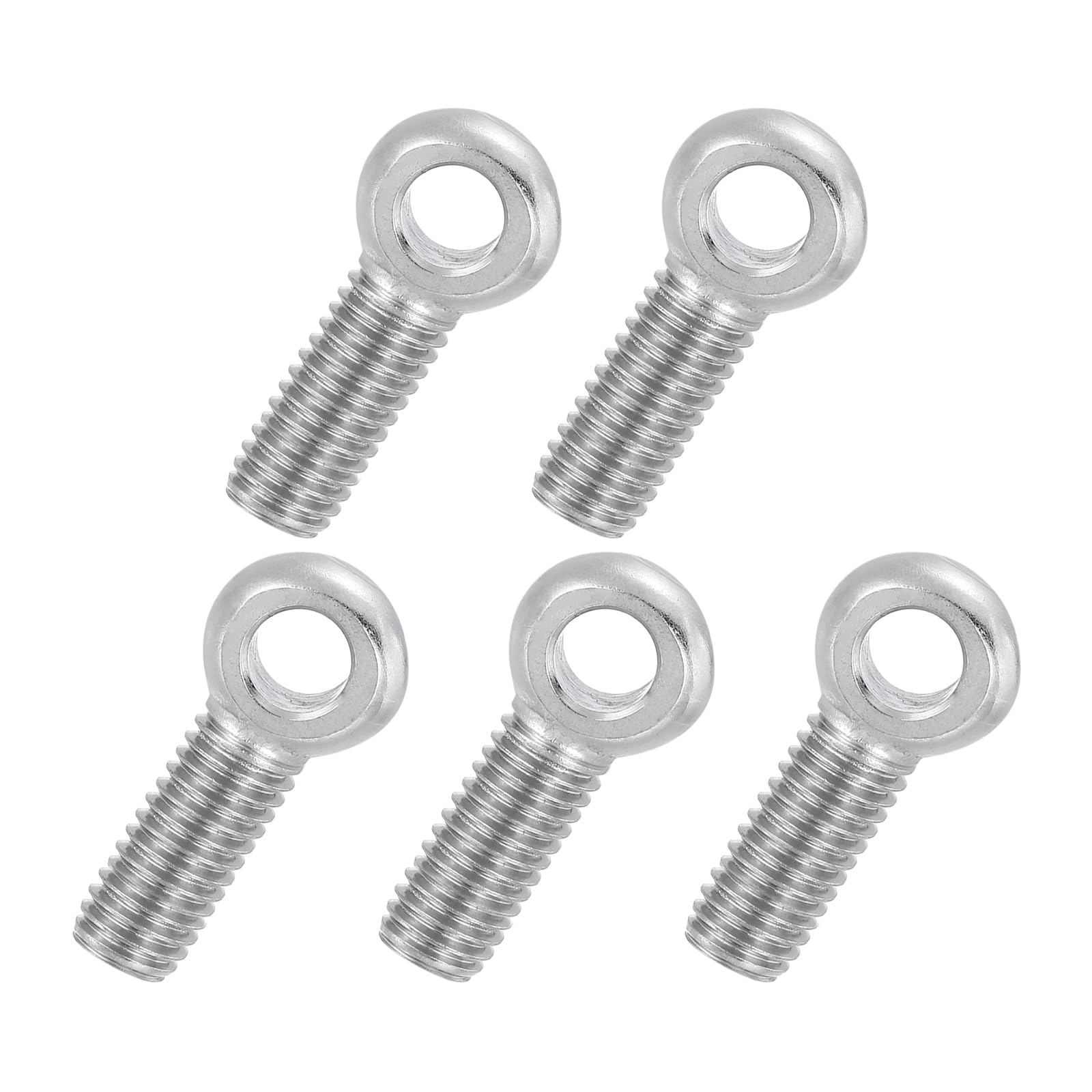 PATIKIL 5 Pcs M10x35mm Shoulder Swing Lifting Eye Bolt