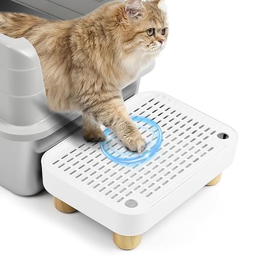 Cat Litter Box Step Ramp, Cat Litter Catcher Mat with