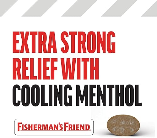 Miniatura 8 de Fisherman's Friend Cough Drops, Cough Suppressant and Sore Throat Lozenges, Original Extra Strong, 10mg Menthol, 480 Drops (24 Packs of 20)