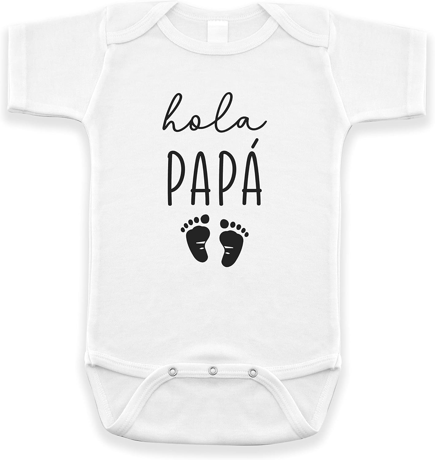 Hola Papa Spanish Pregnancy Announcement Infant Bodysuit - Gift For New Dad