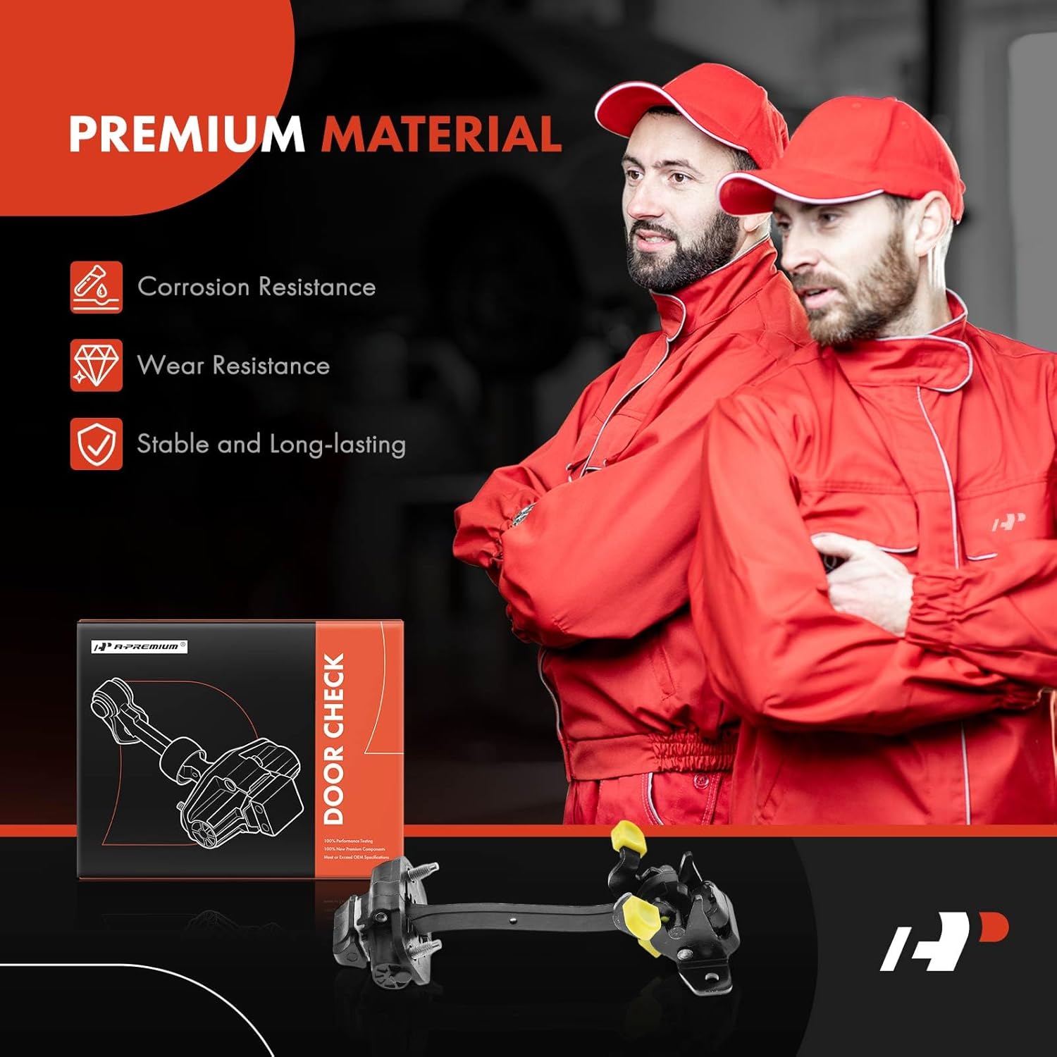 A-Premium Rear Left or Right Door Check Strap Stopper Compatible with Ram ProMaster City 2015-2020, Replace# 68336142AA