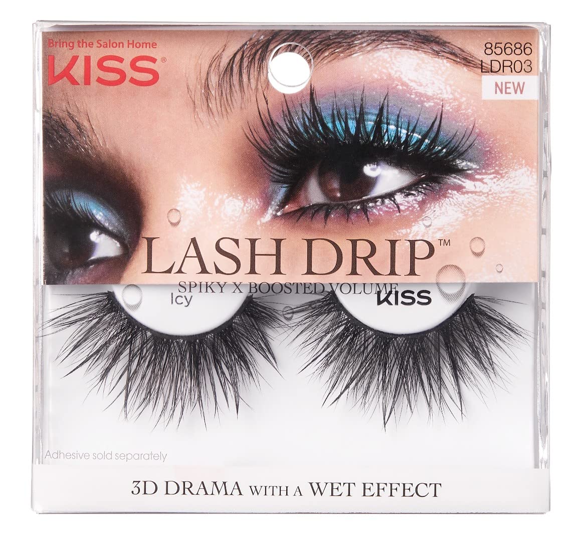 Kiss Lash Drip Icy (Pack of 6)