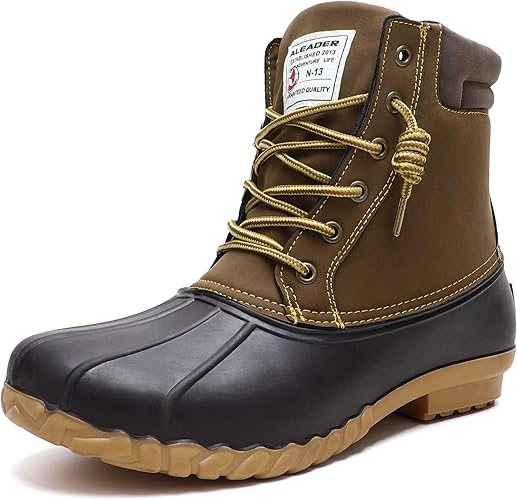 Aleader mens duck boot Clearance