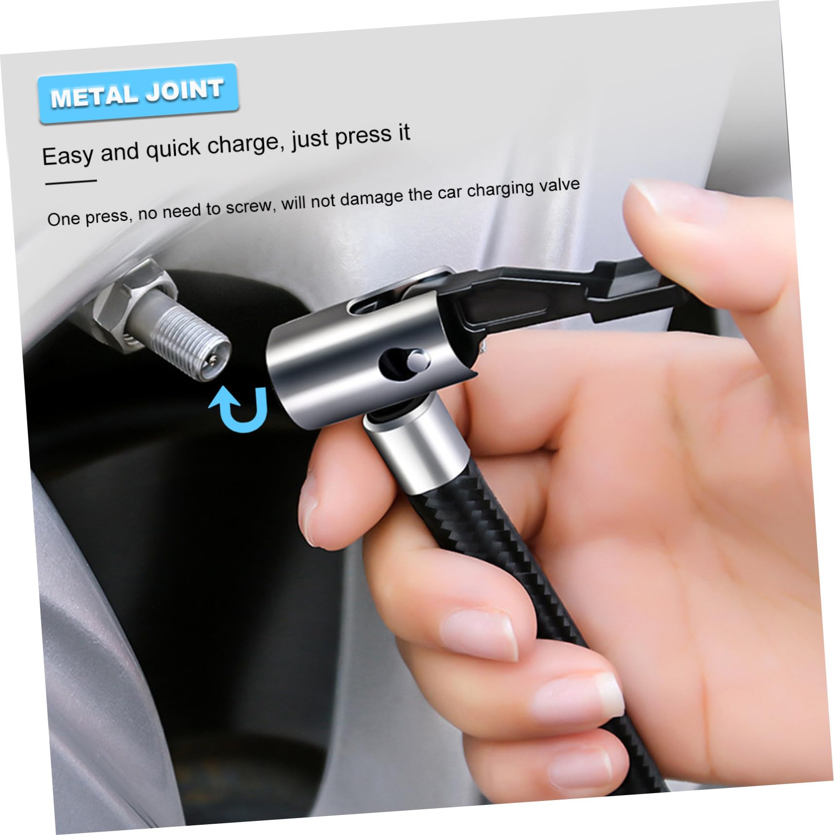 ifundom Inflador de Neumáticos Eléctrico Portátil con Manómetro Digital, Bomba de Aire 12v para Coche, Compresor de Aire Compacto y Automático para Inflado Seguro y Rápido, Uso Automotor