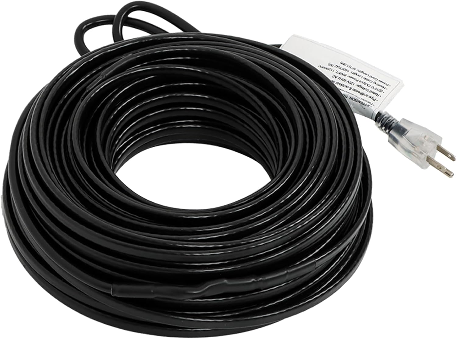 140 Feet Self-Regulating Heating Cable, 8W/FT Garden Hose Heat Tape for Roof Gutter, Water Hose, RV, Home (with a roll of fiberglass tape)