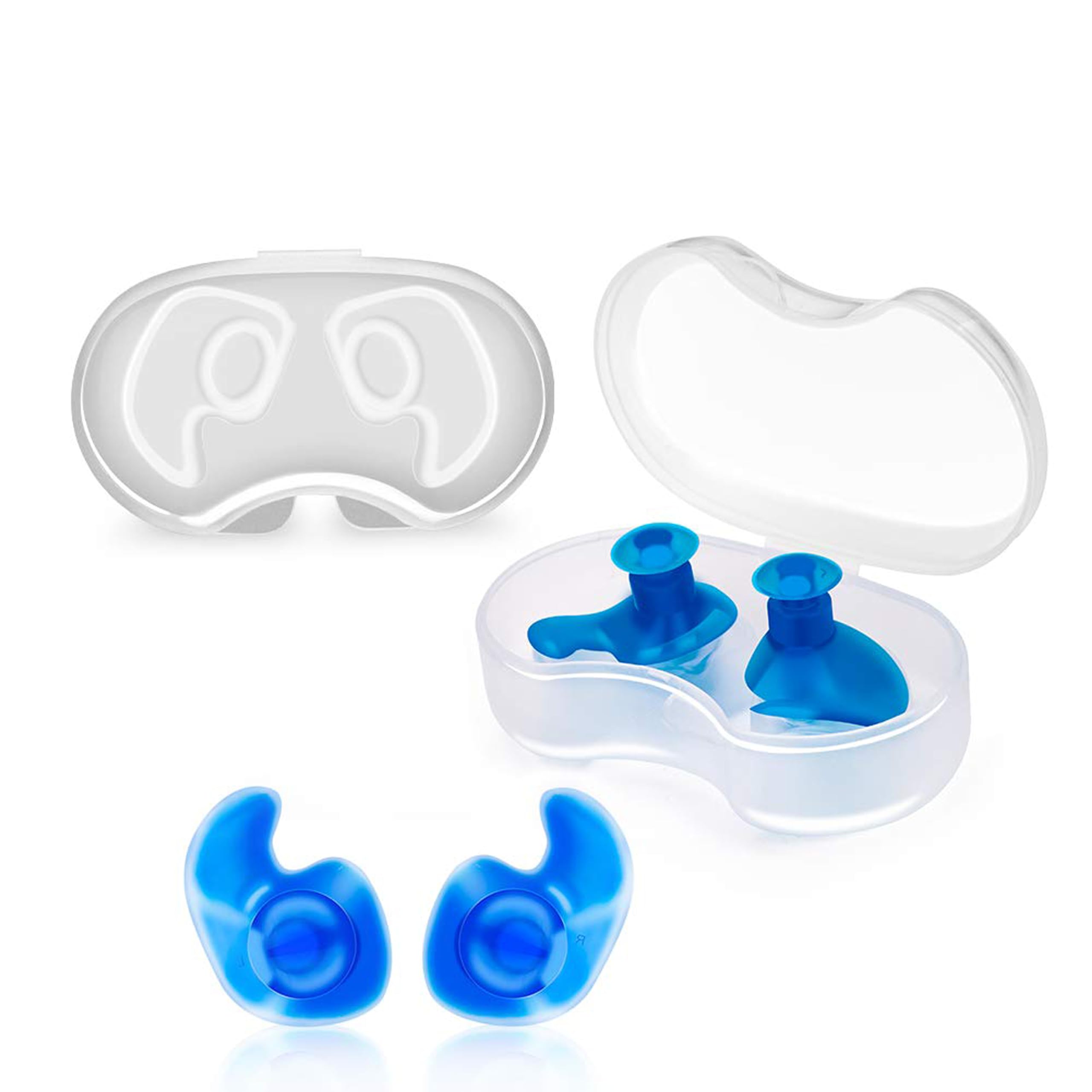 Coquimbo Swimming Ear Plugs, 2 Pairs Reusable Silicone Waterproof Ear Plugs for Swimming Showering Surfing and Other Water Sports (B086C63M77) Amazon Price History, Amazon Price Tracker