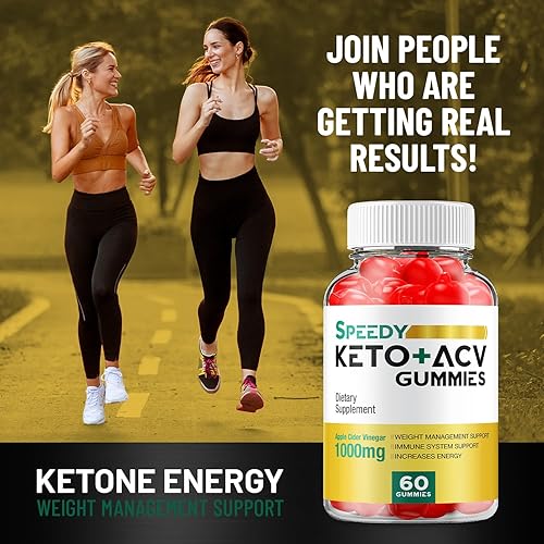 Miniatura 4 de Paquete de 3 gomitas Speedy Keto ACV  Fórmula avanzada Speedy Keto Plus ACV Gummies Vinagre de sidra de manzana Speedy ACV Suplemento dietético para