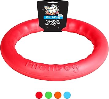 Amazon Pitchdog 犬用おもちゃ 犬のトレーニング用品 大型犬のおもちゃ 犬用おもちゃ 大きな犬のおもちゃ ペットのおもちゃ タフ犬のおもちゃ 犬のタグ おもちゃ 犬用リングトイ 中型犬のおもちゃ 犬用おもちゃのリング 8 ピンク Pitchdog 投げるおもちゃ 通販