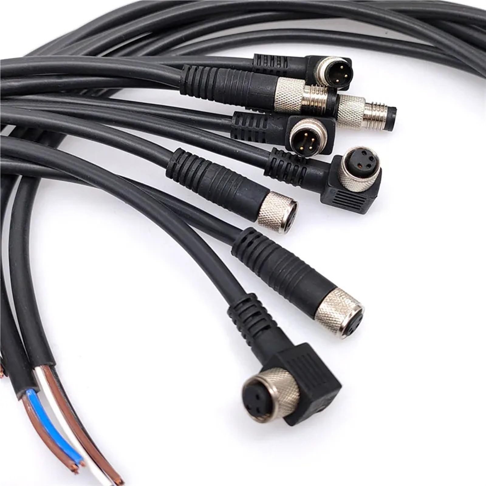 Connecteur de capteur M8 étanche 4 pôles avec câble de 2m haute conductivité