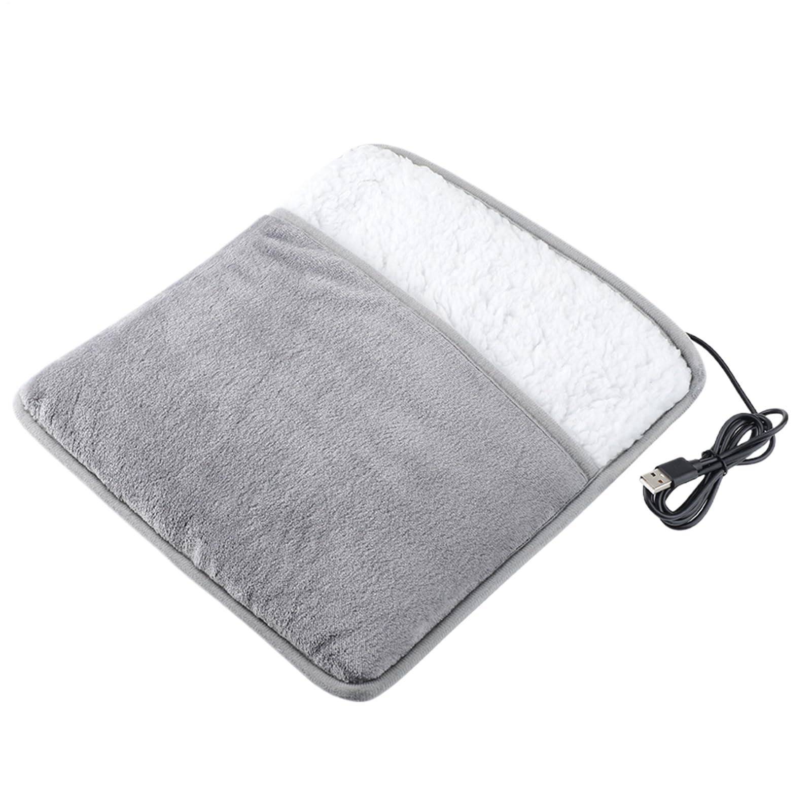 Scalda Piedi Elettrico Ciabattona Scaldapiedi Termico 100W Casa Ufficio Grigio Alpina 82187139