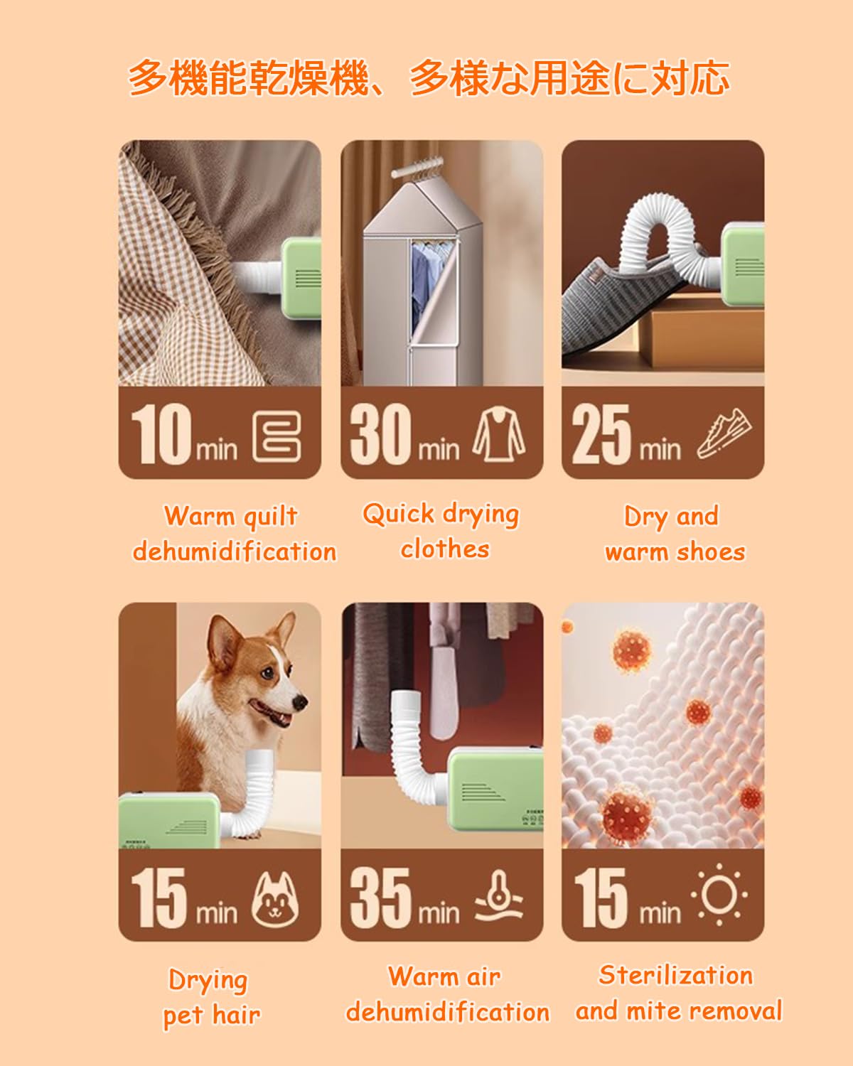 Amazon.co.jp : YJINGRUI衣類乾燥機 衣類乾燥機 室内干し 高温除菌急速