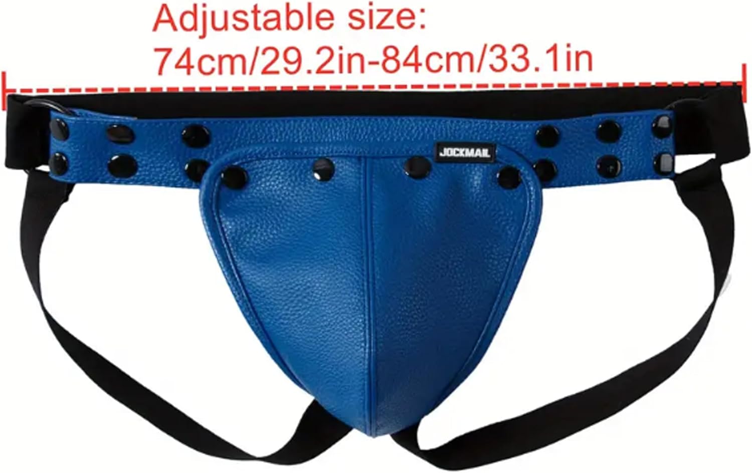 JOCKMAIL Men's Jockstrap Underwear Adjustable Sexy Jock Straps with Detachable Pouch Breathable Sport Underwear 2 Pack - Image 2