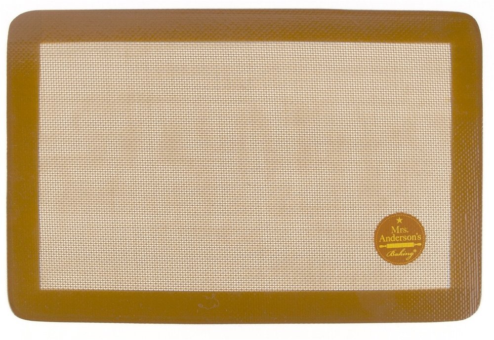 Mrs. Anderson's Baking Antihaft-Silikon-Backmatte – wiederverwendbare Ofeneinlage & Gebäckmatte – für Brot, Kekse, Braten und mehr – Baker's Essentials – hitzebeständig bis 250 °C –