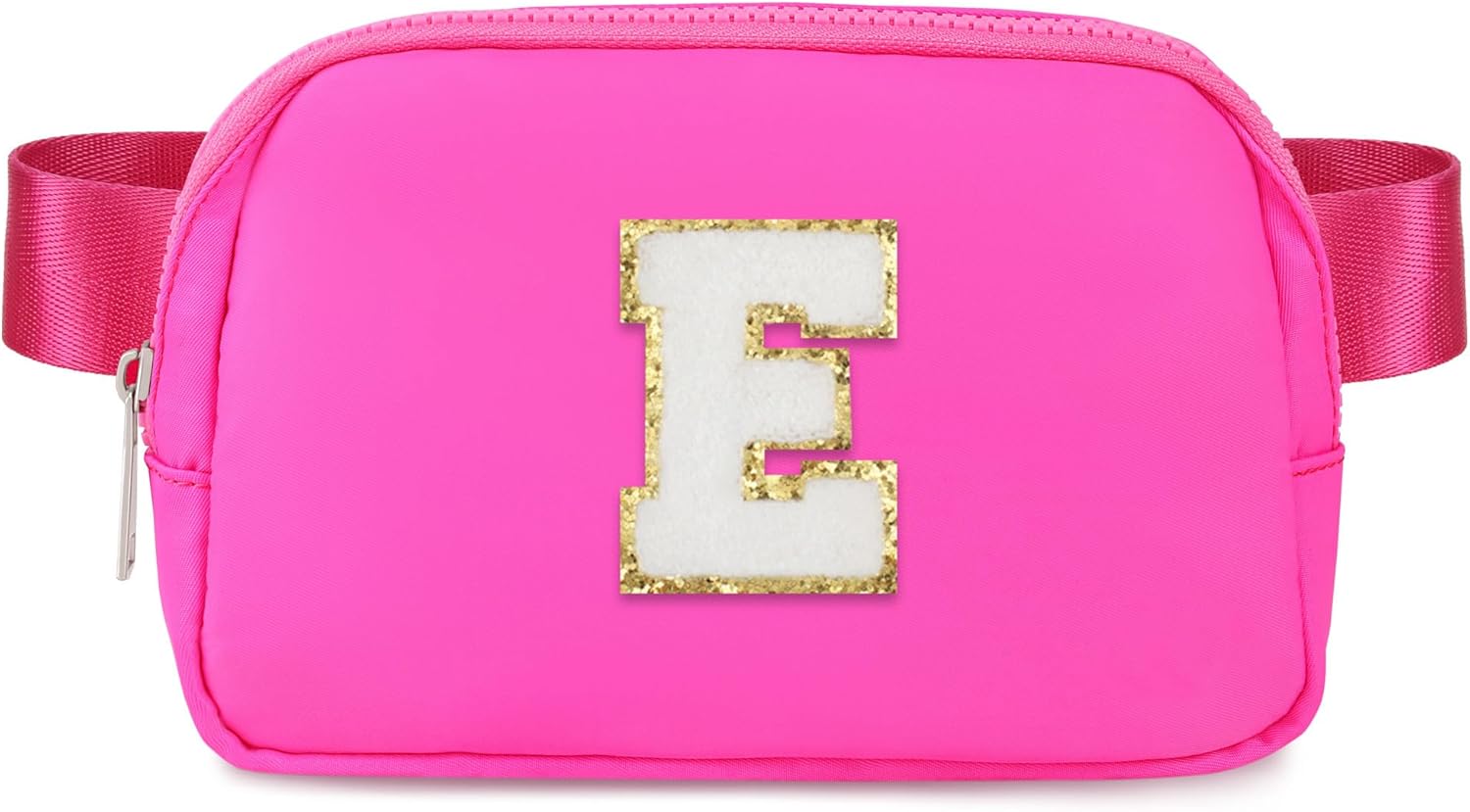 Fanny Pack For Girls Birthday Christmas Gifts Idea For 4 5 6 7 8 9 10 11 12 13 Year Old Kids Cute Trendy Belt Bag Fashionable Waist Packs Crossbody Bag Initial Letter E Hot Pink