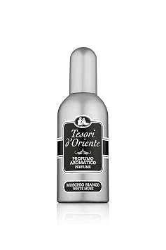 Tesori dOriente White Musk Perfumes for Women, Eau De Toilette, Womens Fragrances, Elegant Fragrance Composition with Blend of Rare & Precious Oil100ml 3.38fl.oz [Italian Import]