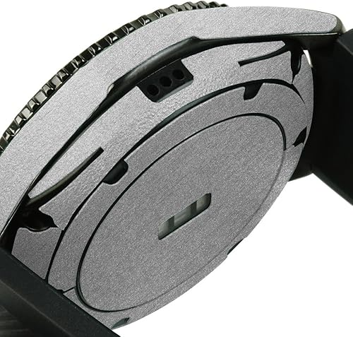 Miniatura 2 de Skinomi TechSkinProtector de visualización para Samsung Gear S3Frontier (sm-r760,46mm) + Aluminio cepillado Full Body SkinFront & Back Wrap Clear