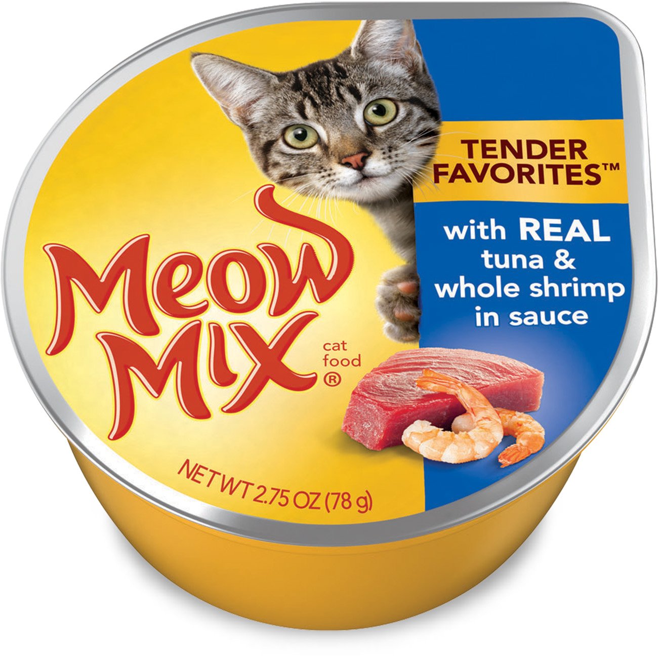 Meow Mix Tender Favorites With Real Tuna And Whole Shrimp