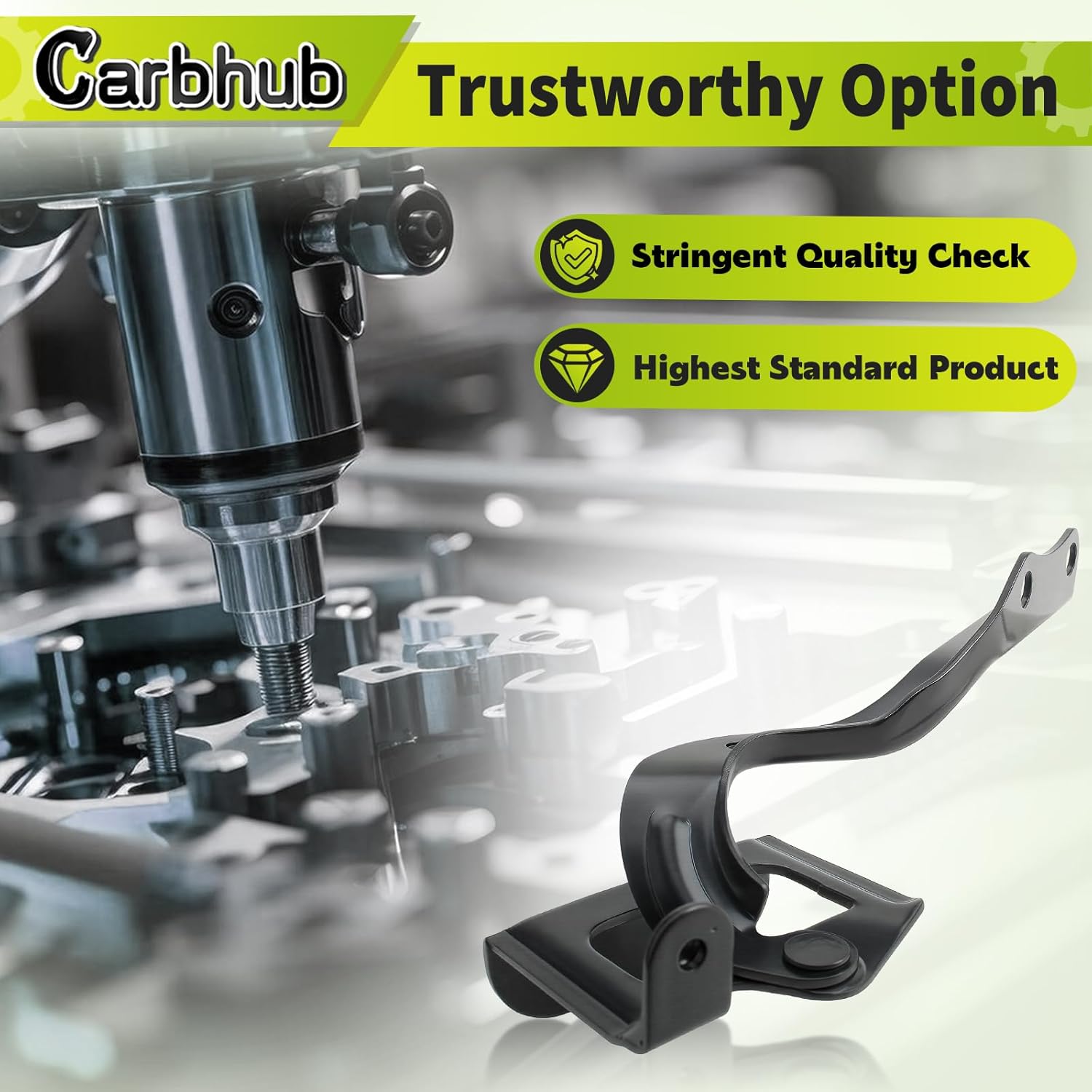 Carbhub Hood Hinge Driver and Passenger Side Fit for 2010-2015 Toyota Prius Replace 53420-47070, TO1236168