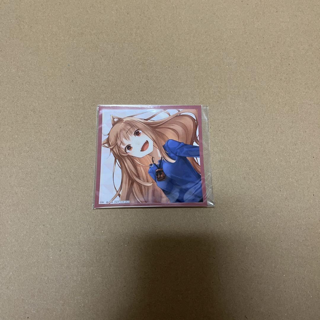 狼と香辛料 電撃文庫30周年記念 超電撃文庫展 ステッカー 狼と香辛料 電撃文庫30周年記念 超電撃文庫展 ステッカー