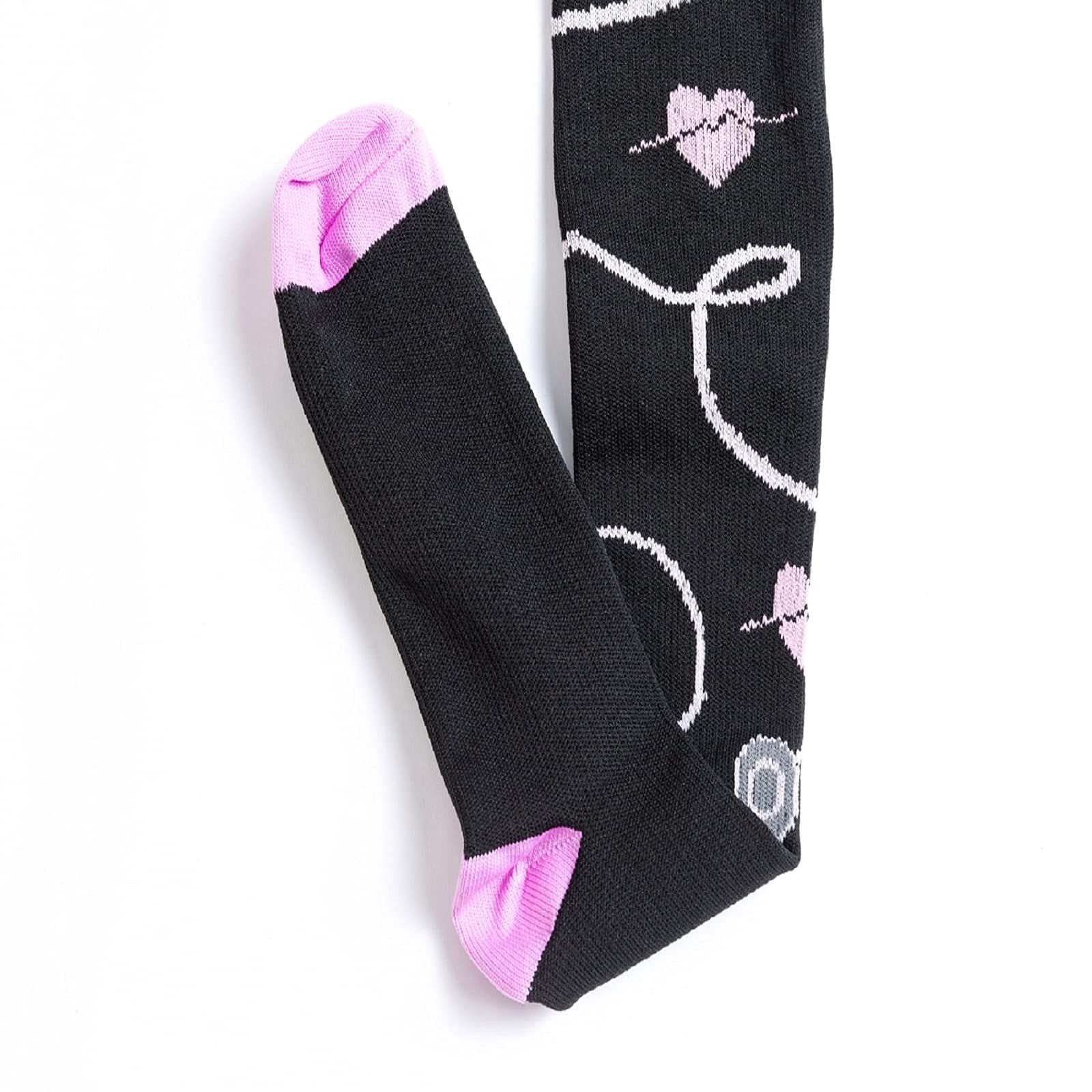 Compression Socks for Women Men (4 Pairs),Knee High Sock for Nurse,Travel,Sports 2
