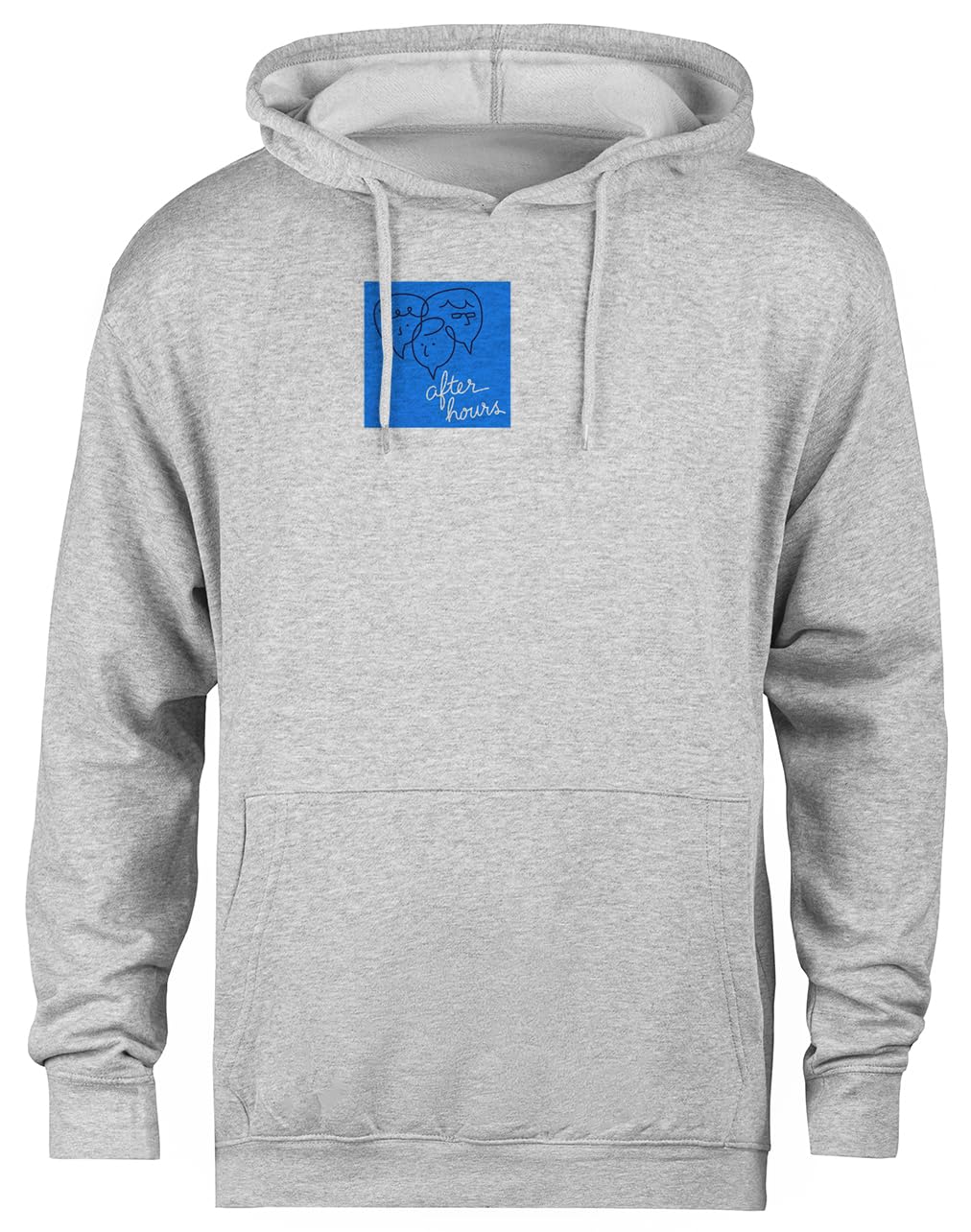 Pull à capuche gris After Hours coupe unisexe confortable
