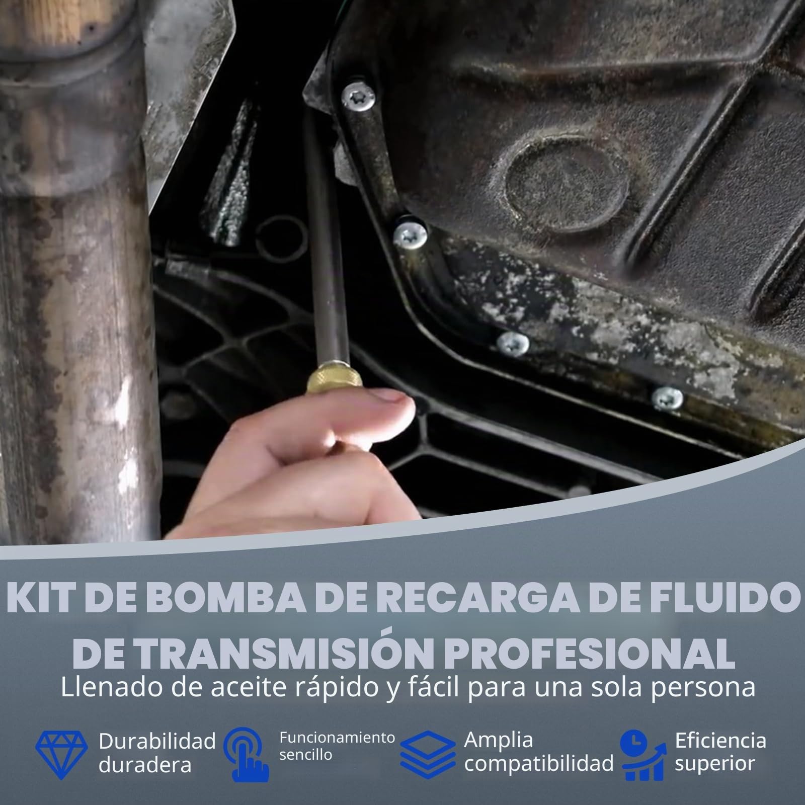 FreeTec 10L Bomba Aceite Cambio Automatico, Neumatico Extractor De Aceite Cambio, Bomba Aspiracion Y Llenado Aceite Transmision, Bomba Aspiracion Aceite ATF con 13 Piezas Adaptador ATF para Coche