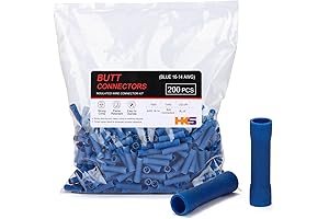 HKS Blue Butt Connectors: 500-Pack Electrical Connectors for Seamless Wire Connections