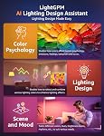Lepro BR1 AI Smart Light Bulbs, Dimmable BR30 Bulbs, Work with Alexa & Google Home, Music Sync, RGBWW Colour Changing Light Bulb, Flood Light Bulbs, WiFi & Bluetooth Via Lepro App, LLM, E26, 4 Pack
