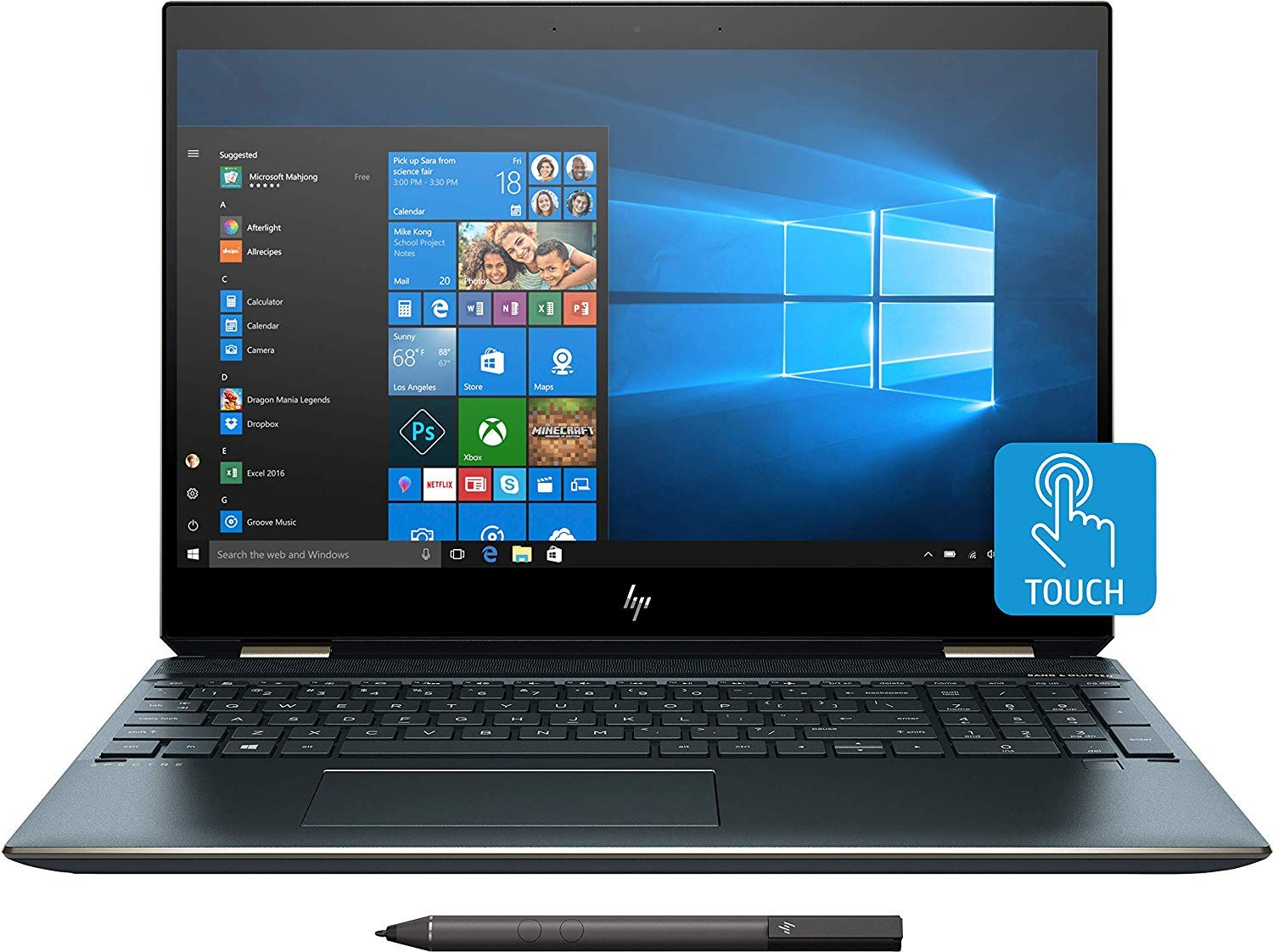 Amazon.com: Newest HP Spectre x360 15t Touch Max Q GTX 1050Ti 6 