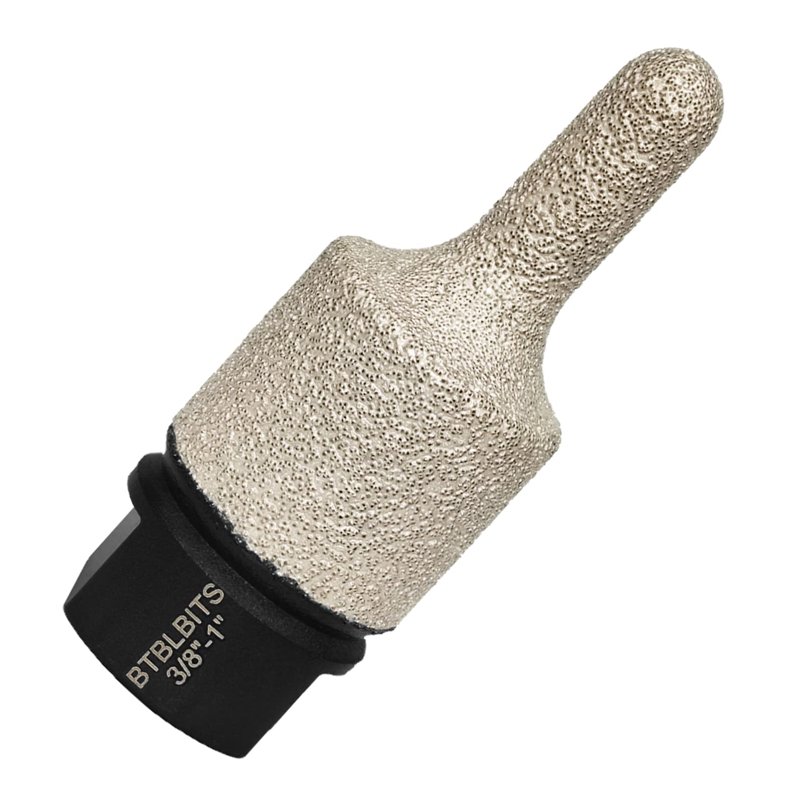 BTBLBITS Diamond Finger Milling Bit Diameter 3/8"-1" (10mm-25mm) 5/8-11 Thread Diamond Drum Wheel for Enlarging Shaping Round Bevel Existing Holes of