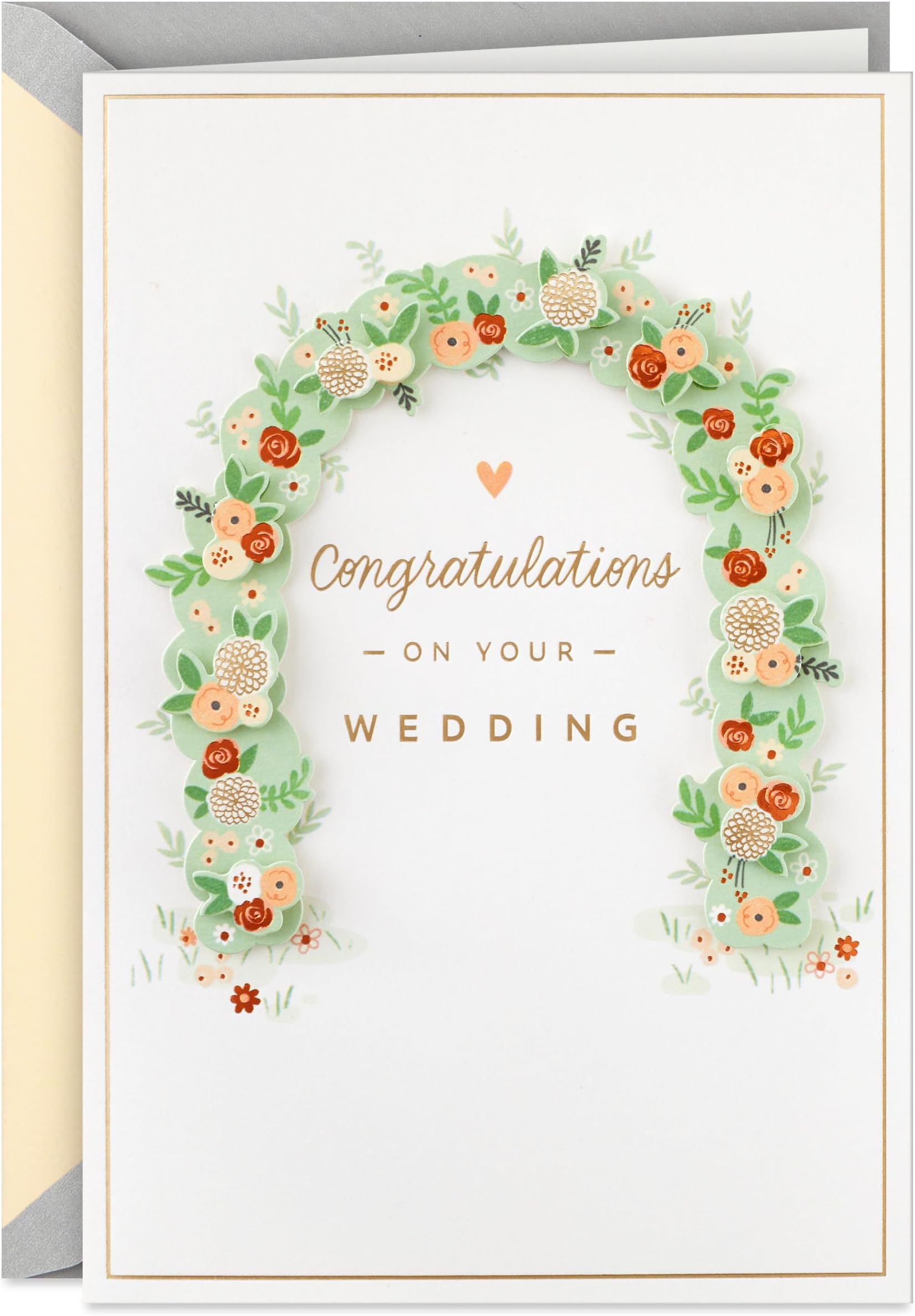 Signature Wedding Card (Flower Arch)