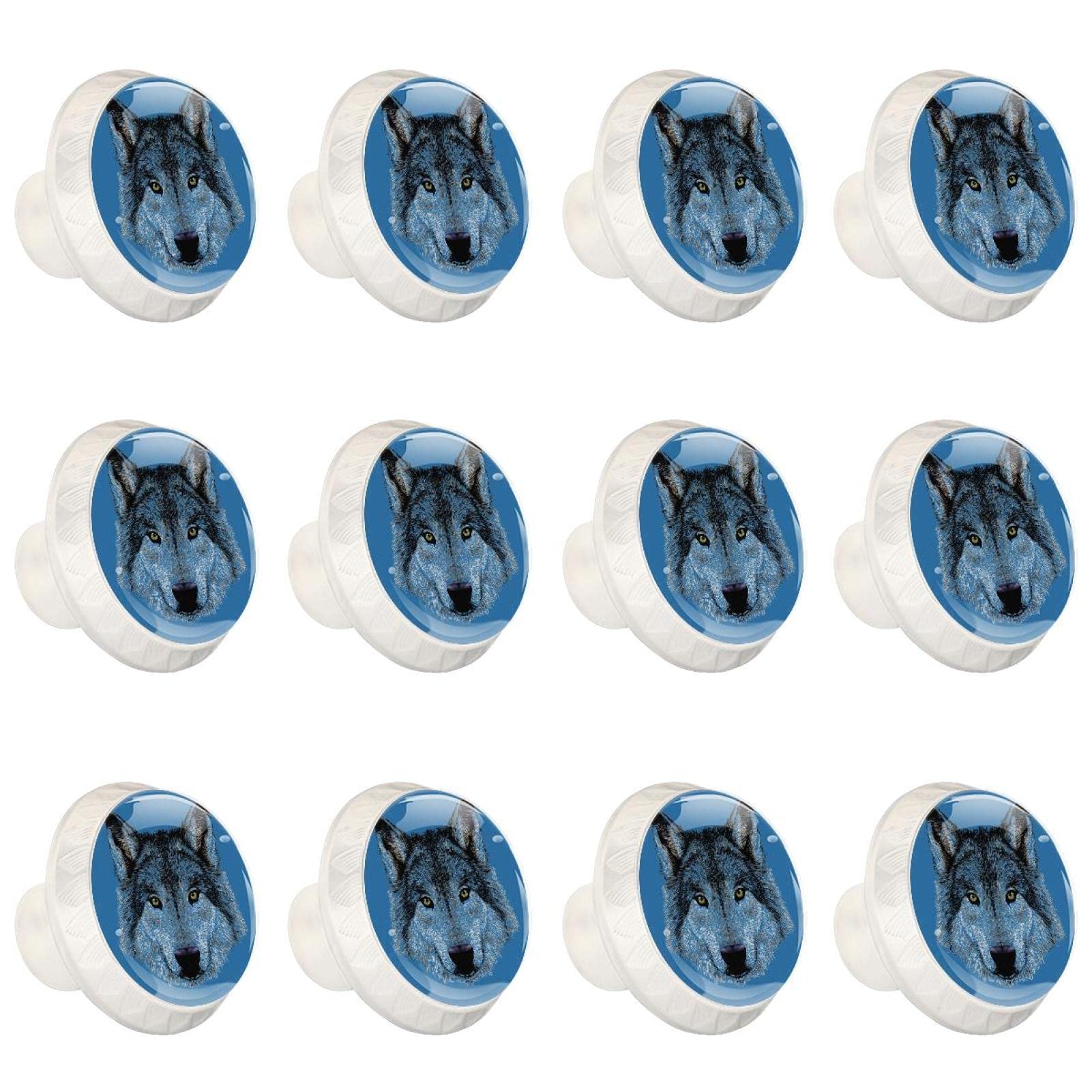 Boutons ronds gris loup pour rénover facilement vos tiroirs et commodes