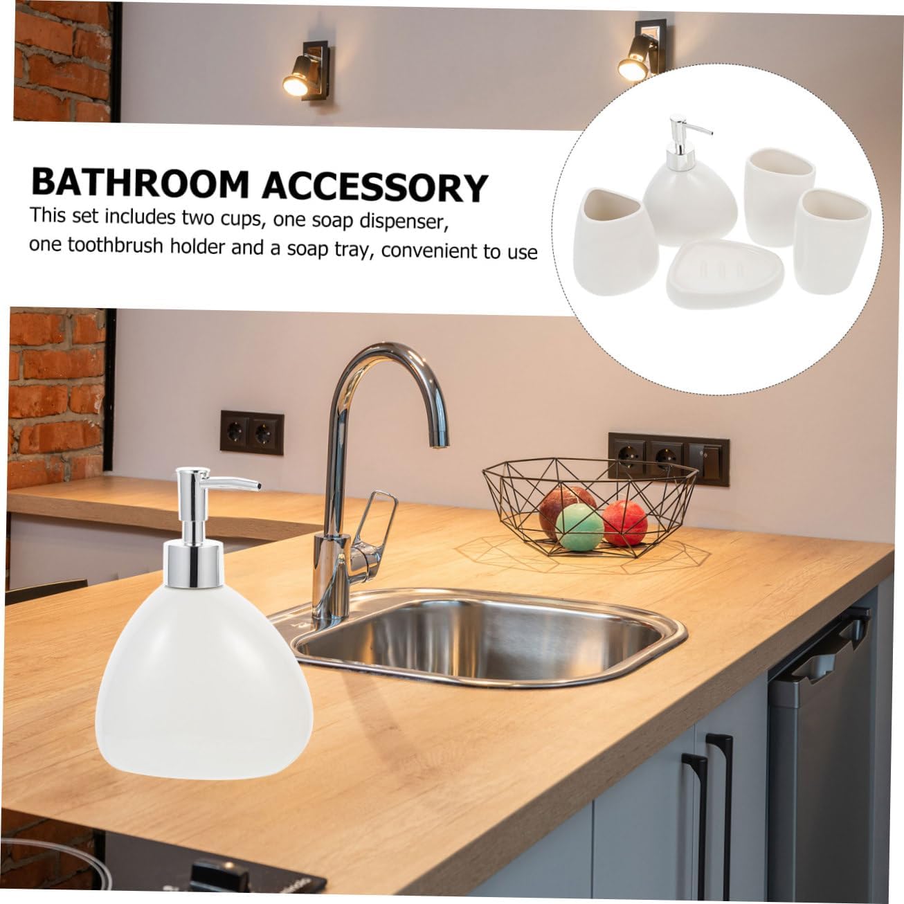 Elegant Ceramic Bathroom Sanitary Accessories Toothpaste Holder Soap Tray