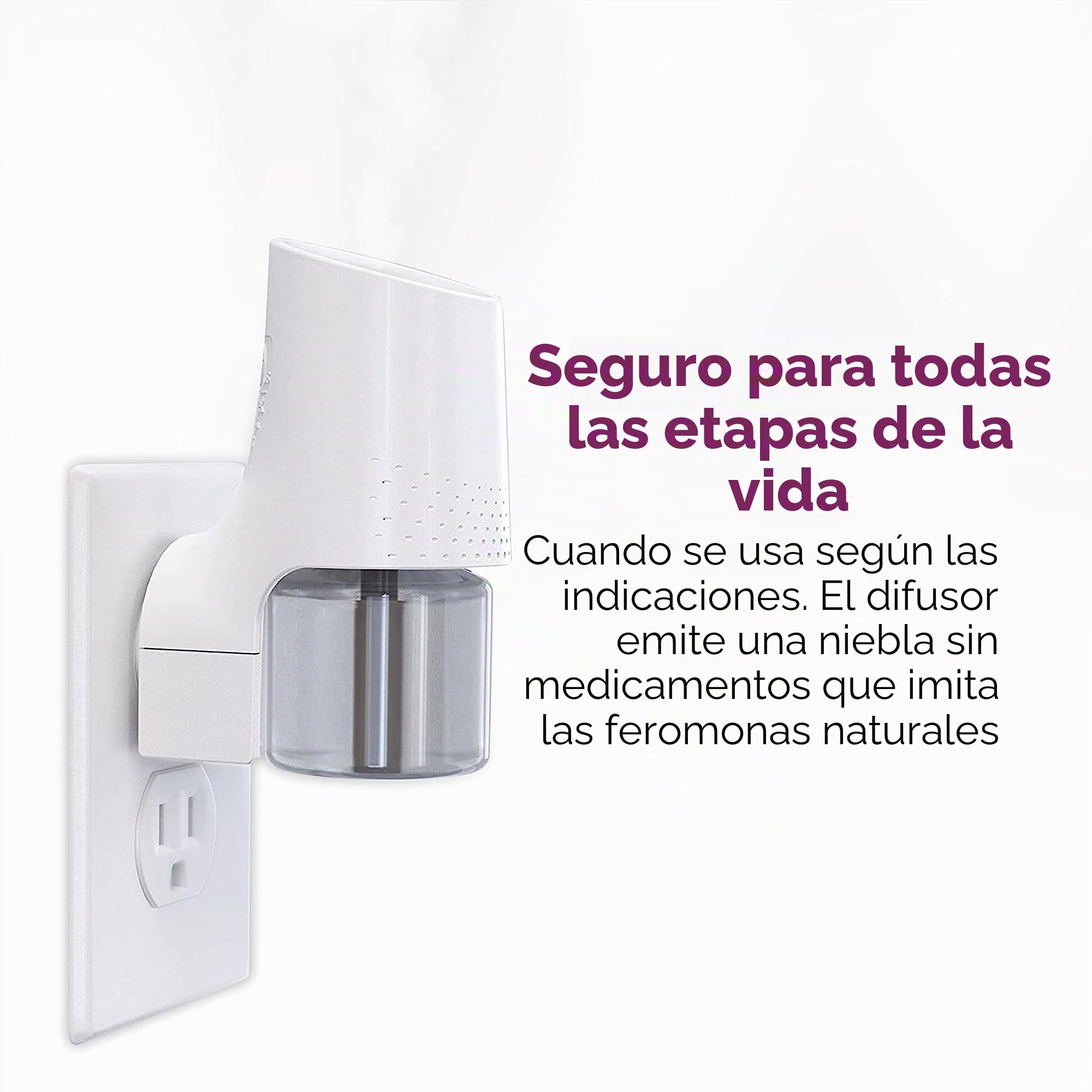 Comfort Zone Paquete de 2 recambios para difusor MultiCat; feromonas calmantes para Gatos ayudan a la ansiedad; recambios de 30 días