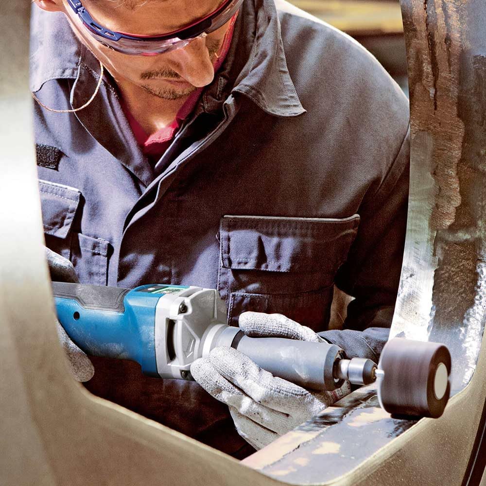 Bosch Professional 18V System amoladora recta a batería GGS 18V-10 SLC (incl. 2 llaves de 19 mm, pinza de fijación con tuerca de apriete de 6 mm, sin batería/cargador)