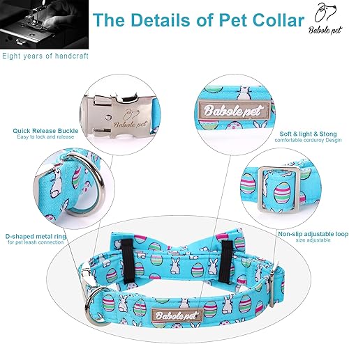 Miniatura 137 de Collar de perro con bandera estadounidense con pajarita, collar patriótico para perros pequeños, medianos y grandes, talla XS