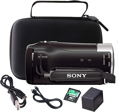Vista 4 de WERJIA Funda rígida de viaje compatible con Sony HDRCX405Panasonic HC-V180kCanon VIXIA HF R800kimireORDRO Camcorders HDV-V12 Videocámara (pequeña)