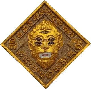 Gambling Magic Thai Amulet Dhep 4 Ears 5 Eyes Si Hu Ha Ta Holy Lucky Wealth Money Rich Magic Eyes Amulet See Hoo Ha Dtaa 4 ears 5 eyes Magic Pendant by Arjan Subin