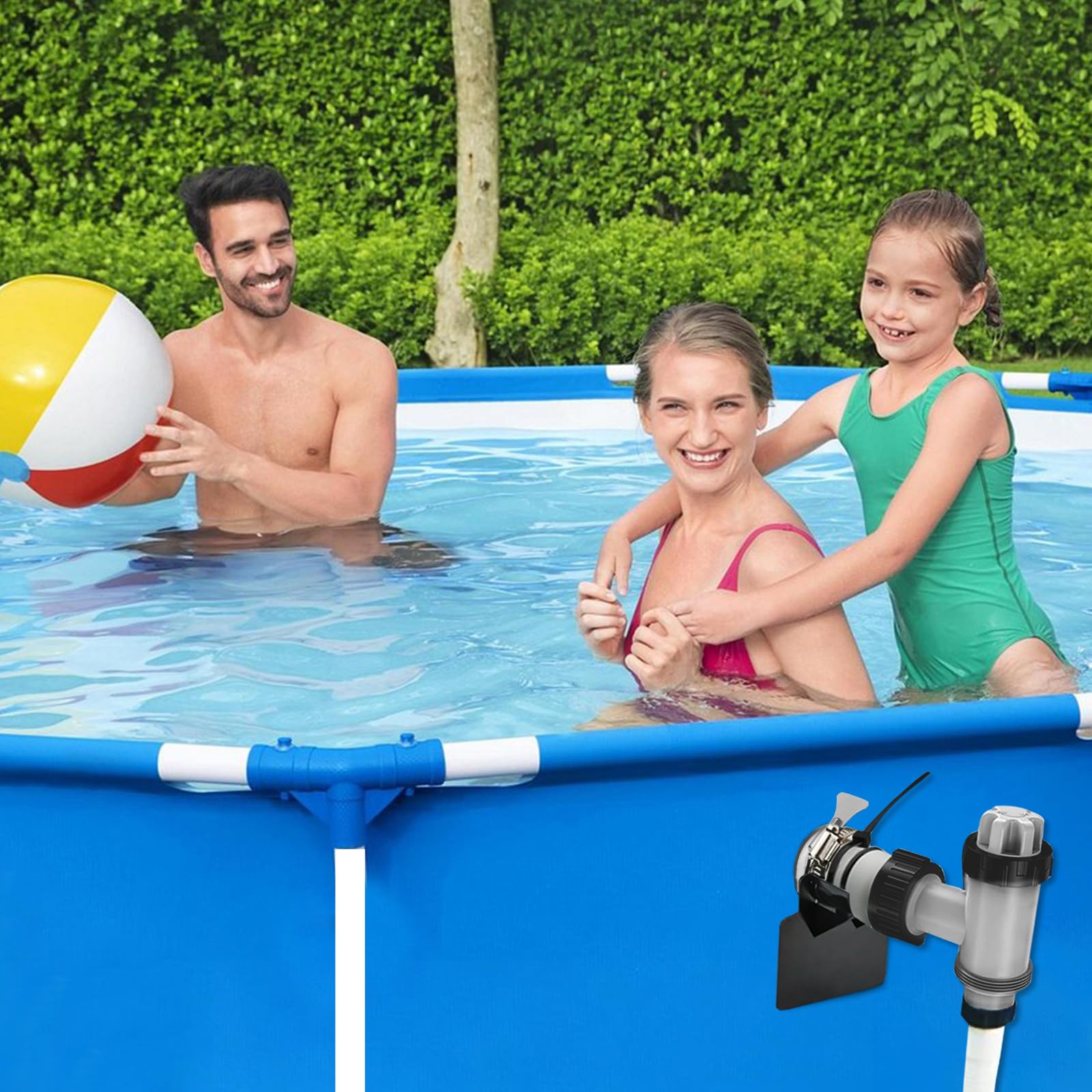 Supporti Per Tubi Da Piscina Intex: Confezione Da 2 Pezzi Con Nastro Adesivo, Facili Da Attaccare E Super Resistenti