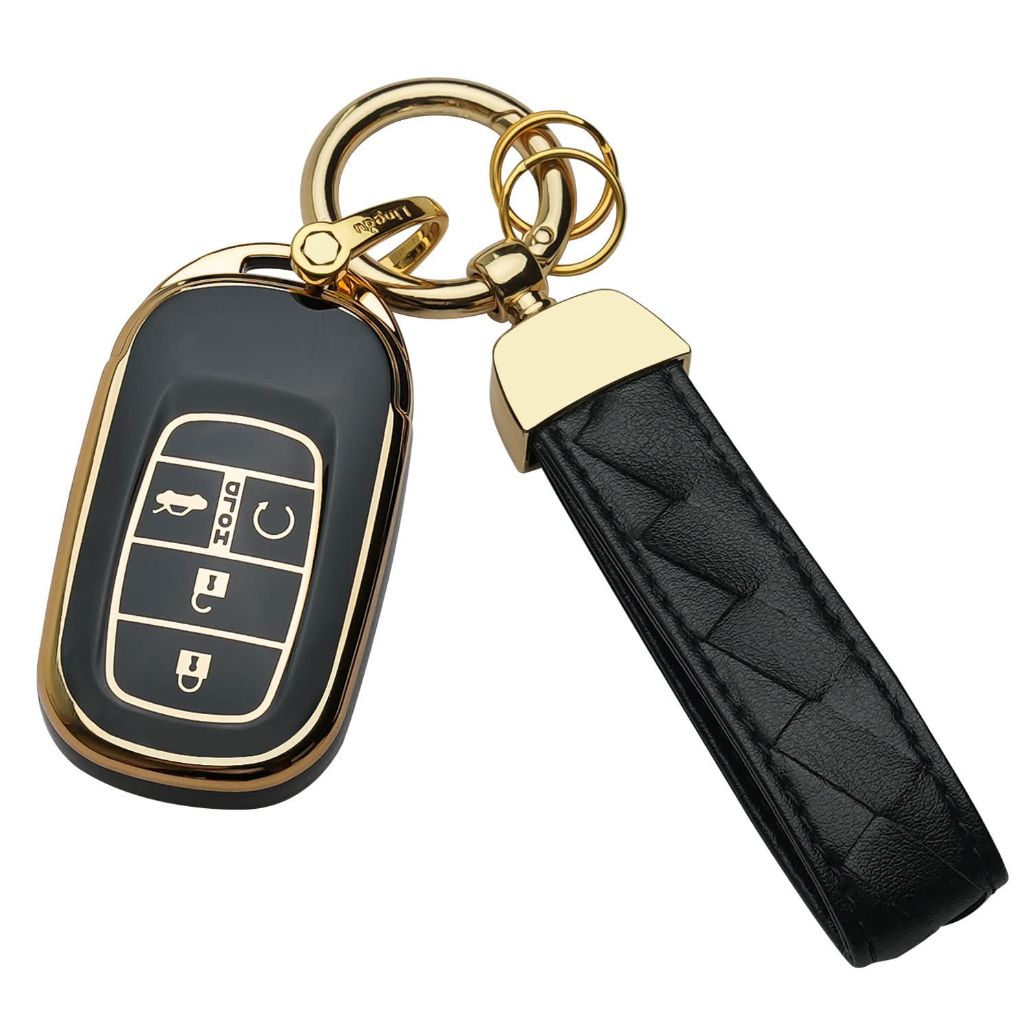 Hợp Kim Kẽm Bao Da Chìa Khóa Ô Tô Dành Cho Xe Honda Cic Accord EX EXL CRV Crz - Foto 9