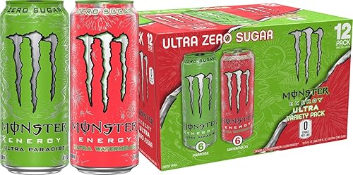 Miniatura 6 de Monster Energy Zero Ultra, bebida energética sin azúcar, 16 onzas (paquete de 15)