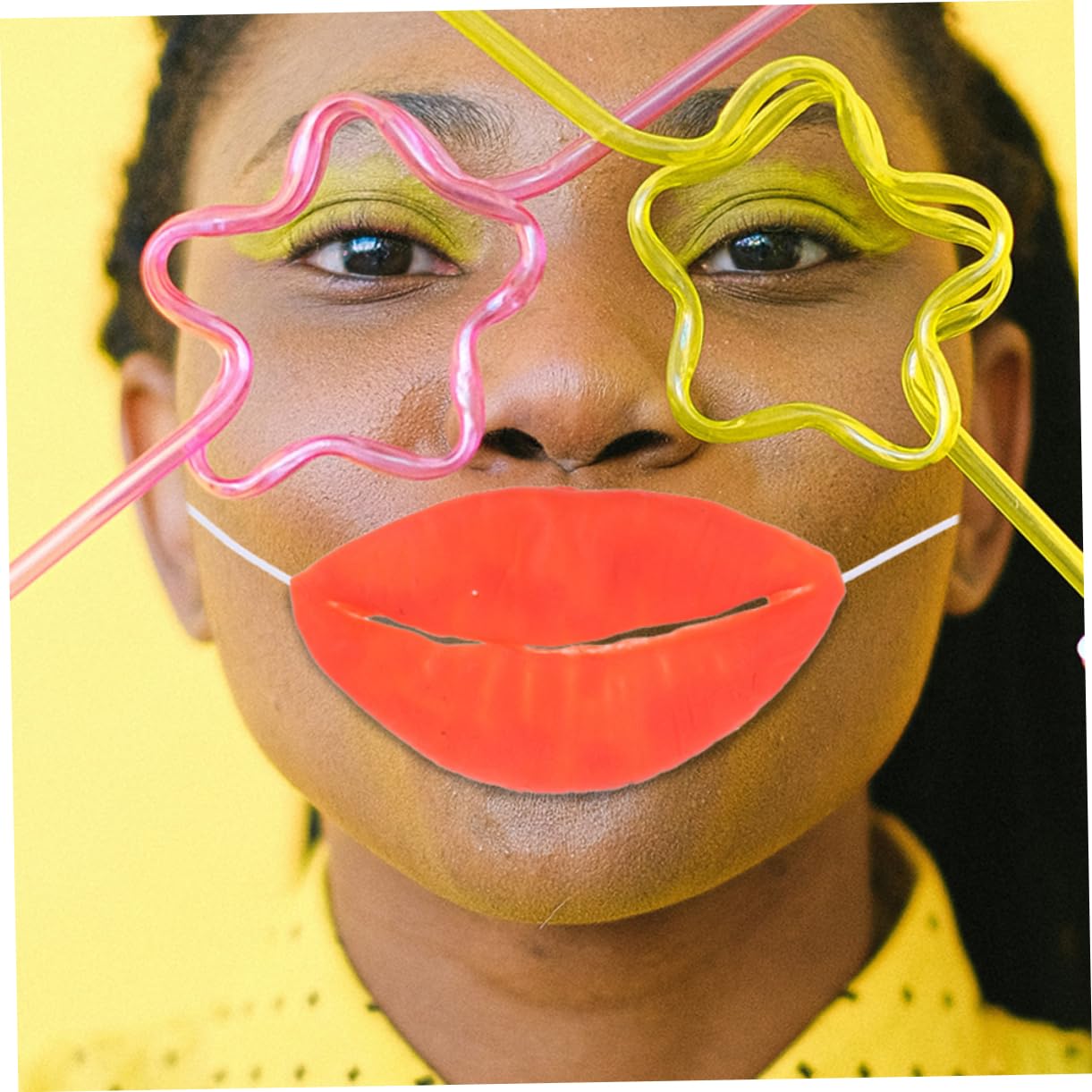 BESTOYARD 30pezzi Giocattoli Di Labbra Divertenti Per Feste Di Labbra Rosse Per Pesce Aprile Accessori Per Costumi Di Carnevale e Halloween Prop Per Cosplay e Scherzi