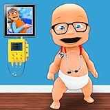 Real Baby Boss 3D Fun Baby Simulator Games - Daddy & Mommy Virtual Fun Game
