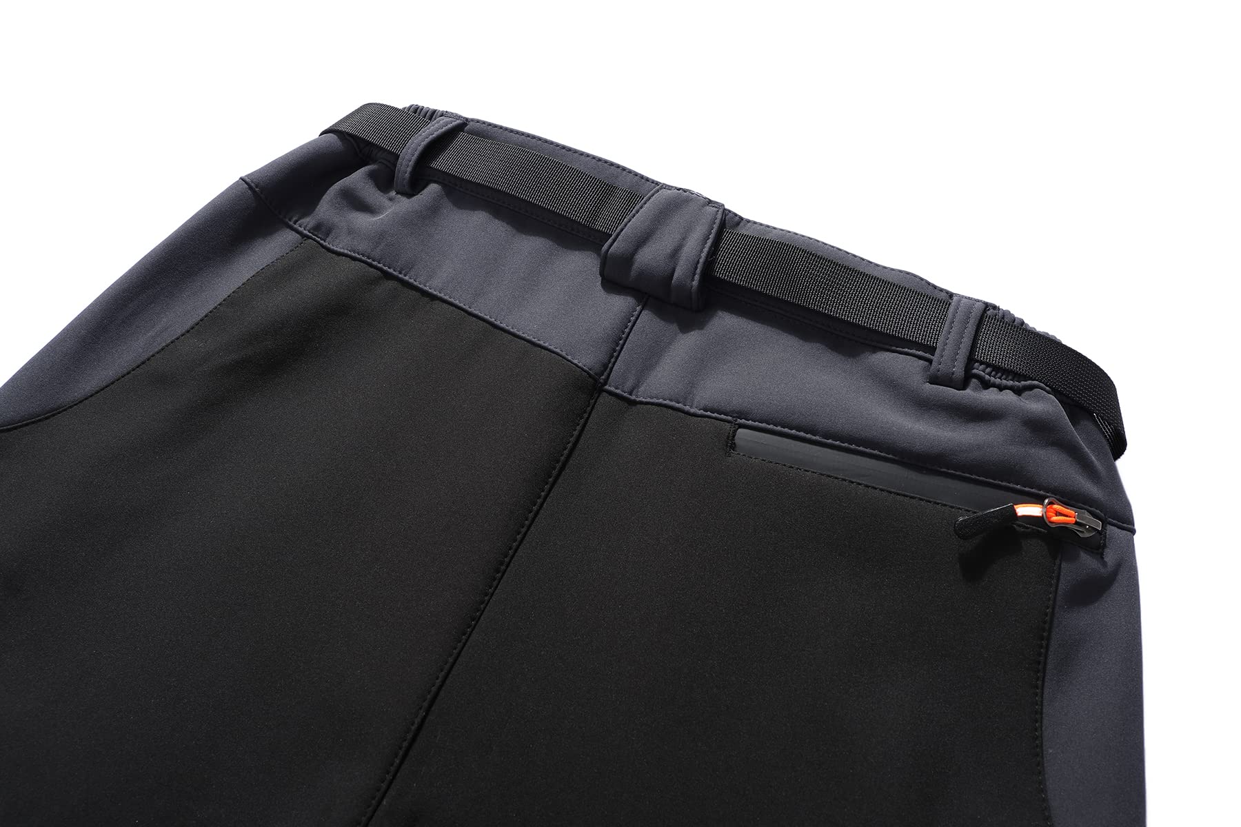 Pantaloni Trekking Sci Uomo Invernali Pantaloni da Lavoro Termici Impermeabile Pantaloni Neve Softshell Montagna Escursionismo Caldo All'aperto (Small, E Grigio)