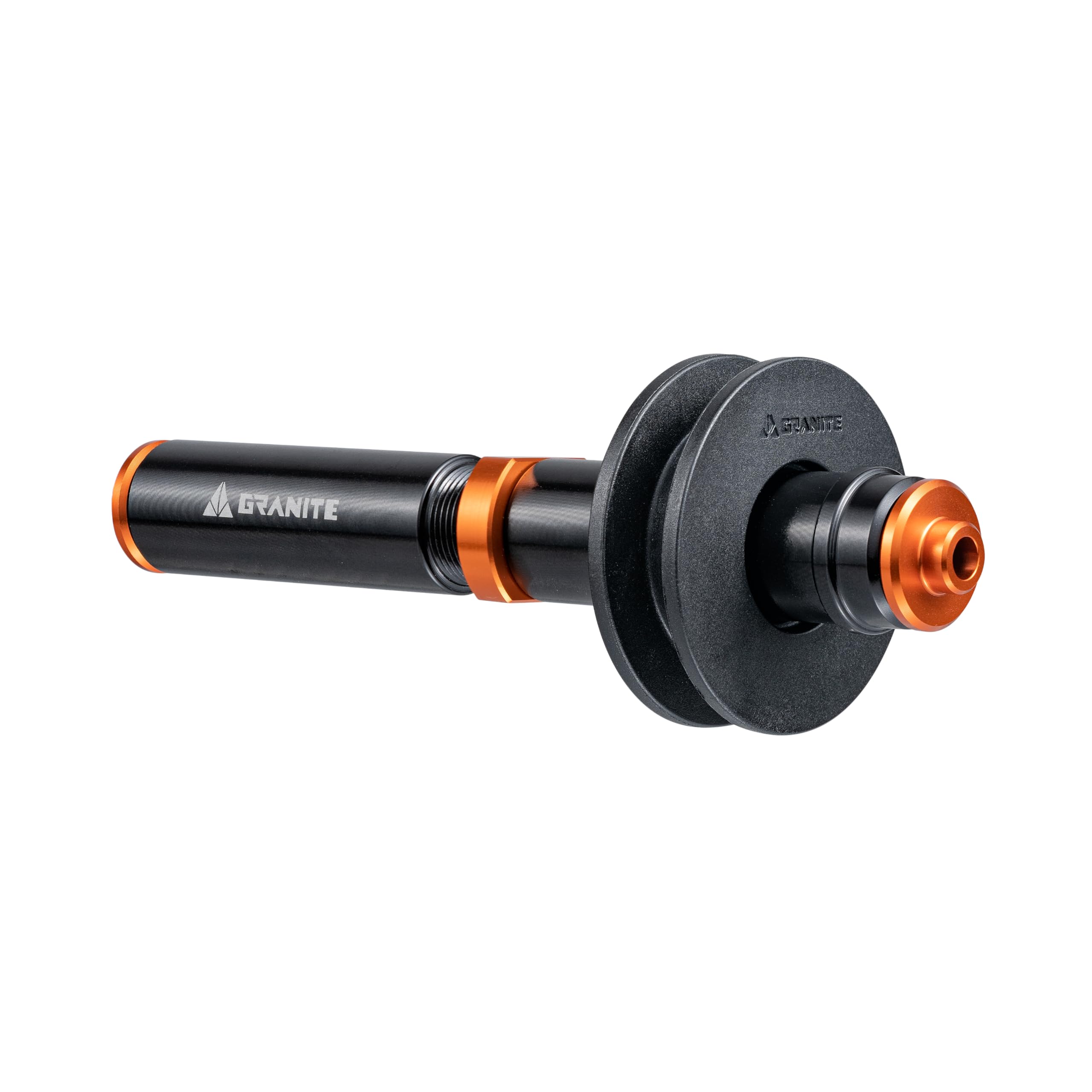 Granite ChainDock Dummy Hub Axle, Compatible with 12mm Thru Axle and QR Frame, Chain Holder Through Axle for Travel Protection and Chain Maintenance, Chain Keeper for MTB, Road and Gravel Bike