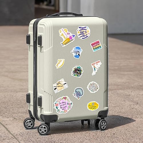 Miniatura 7 de Paquete de 50 calcomanías motivacionales para botellas de agua, impermeables, laptop, equipaje, casco, trabajo, adolescentes, adultos, niñas, niños