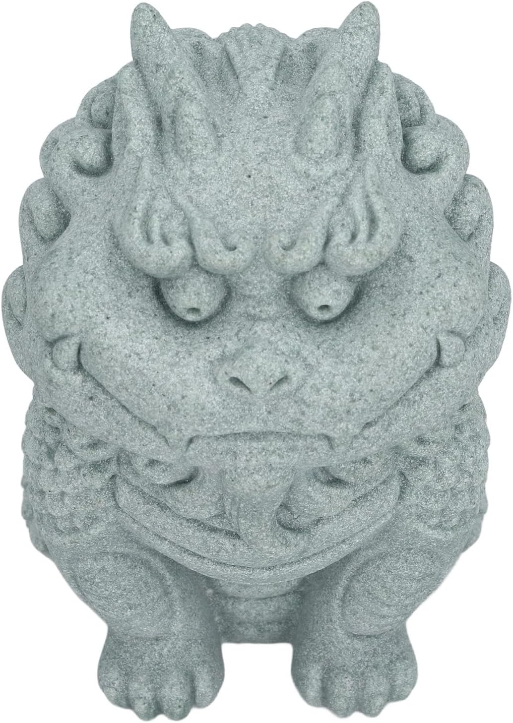 Stone Ornament Blue Sandstone Decorative Tea Pet Ornament for Fish Tank Tabletop Home Decor