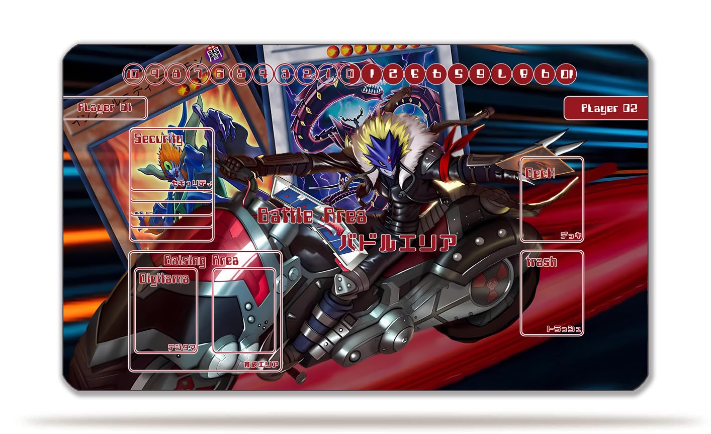 霊魂鳥神－彦孔雀＆霊魂鳥神－姫孔雀 プレイマット