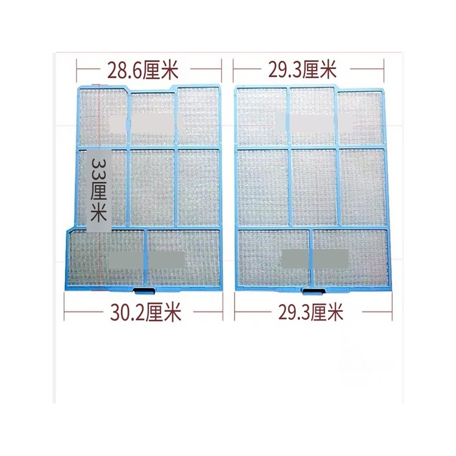Compatibile Con Hitachi, Filtri Dell'aria Condizionata | Filtri Dell'aria Condizionata, Con RAS-35AHR 36AHY 32AHR 35AVZ 26 36DHZ, Elemento Filtrante Di Ricambio(1set-Left and Right)